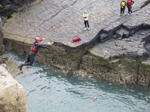 Coasteering on the Gower